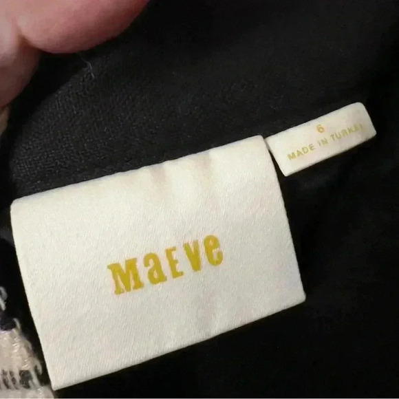 Maeve Anthropologie Marin Wool Blend Striped Skirt - Size 6 - NWT - Picture 5 of 10